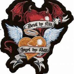 Lethal Threat Devil by Nite, Angel by Day Patch 6"x5", LT30053 💸